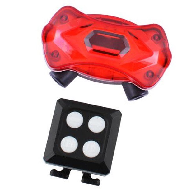 Велоліхтар KXK-03 STOP (червоно-синій) з лазерами та сиреною фото