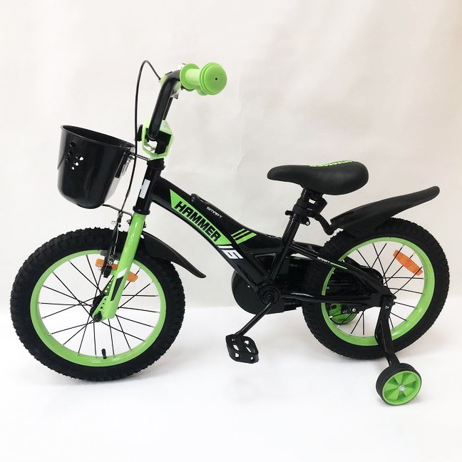 Дитячий двоколісний велосипед Hammer Smart H2021 20 дюймів, зелений фото