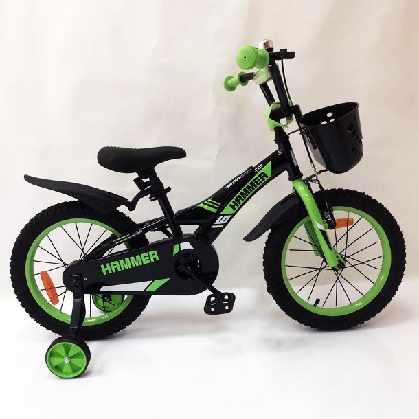 Дитячий двоколісний велосипед Hammer Smart H2021 20 дюймів, зелений фото