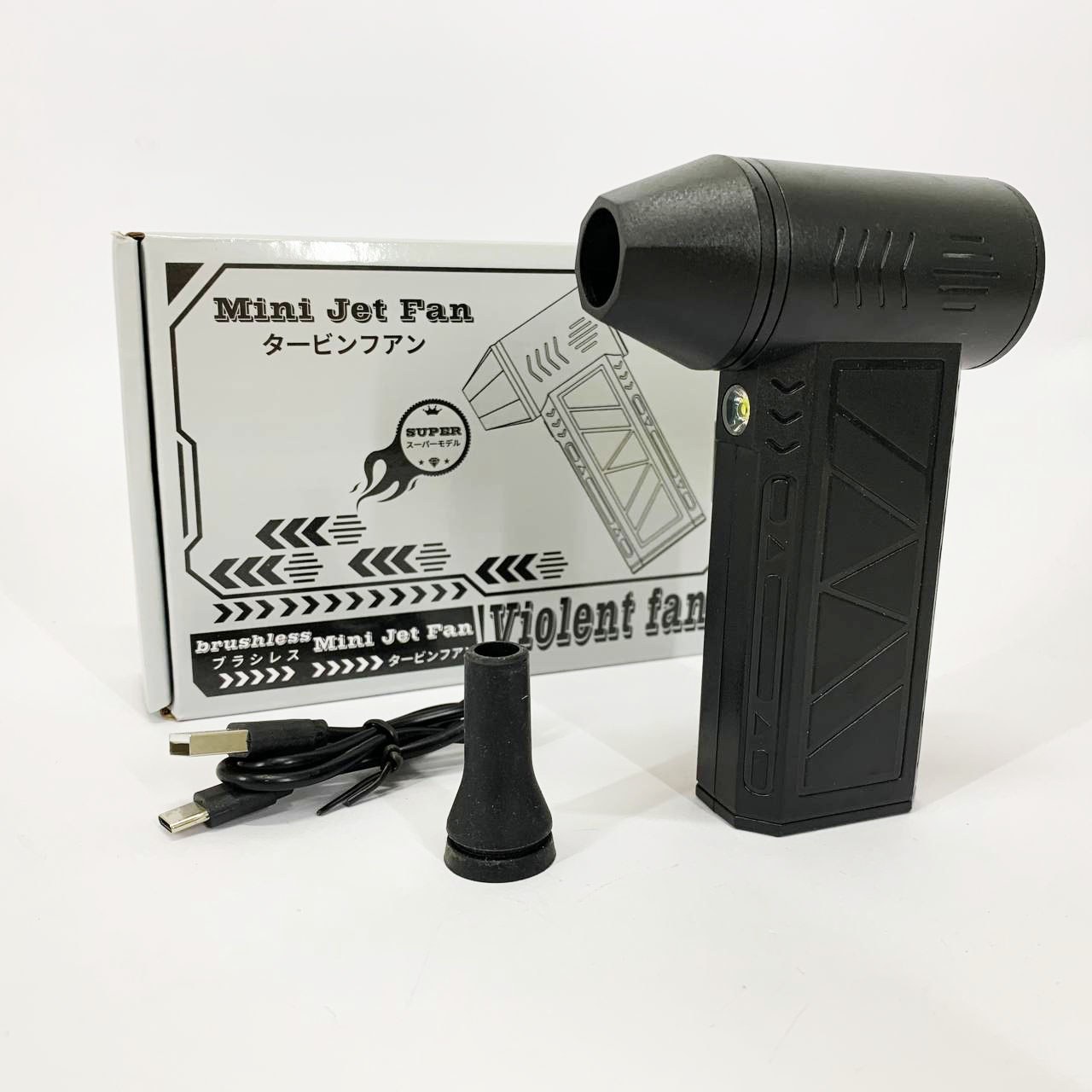 Ручний акумуляторний міні-турбовентилятор Kramivo фото