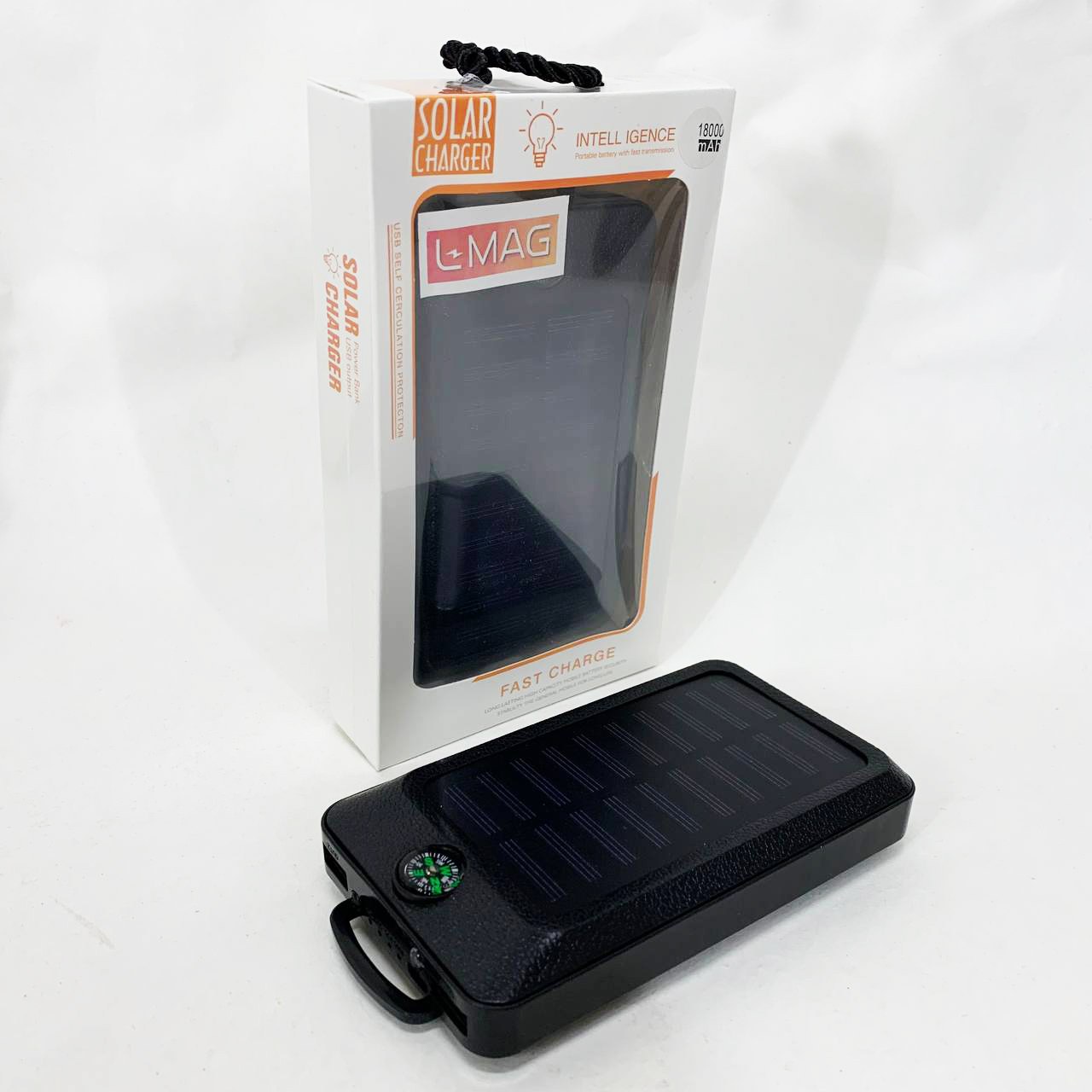 УМБ Power Bank Solar 18000 mAh з сонячною панеллю та ліхтарем фото