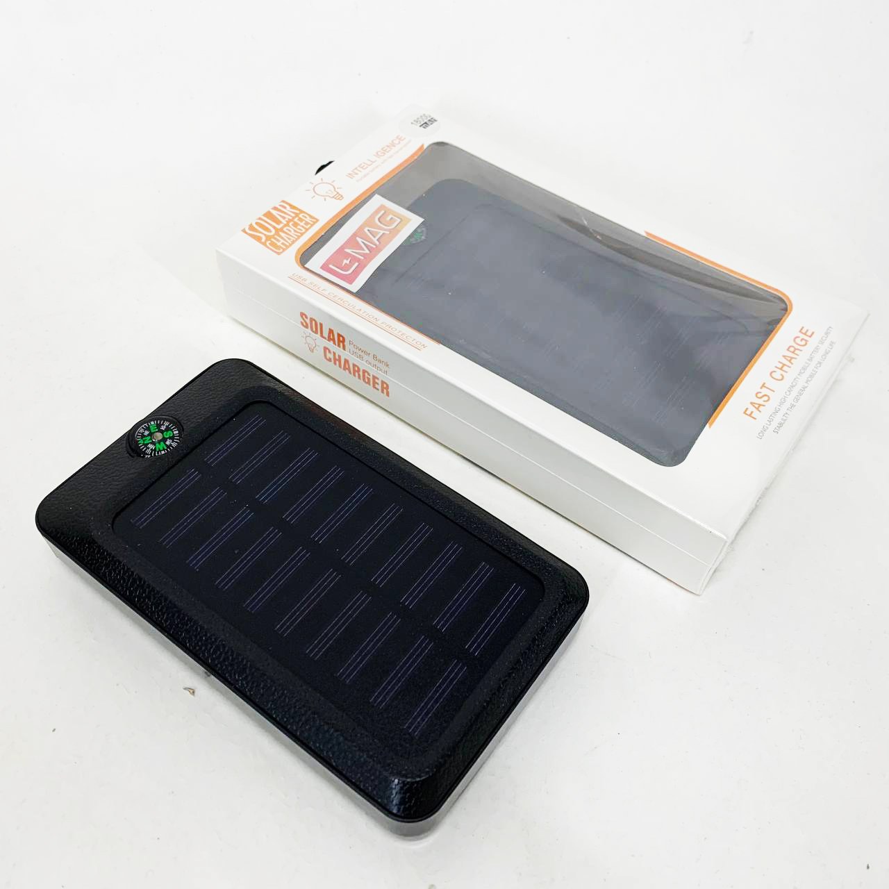 УМБ Power Bank Solar 18000 mAh з сонячною панеллю та ліхтарем фото