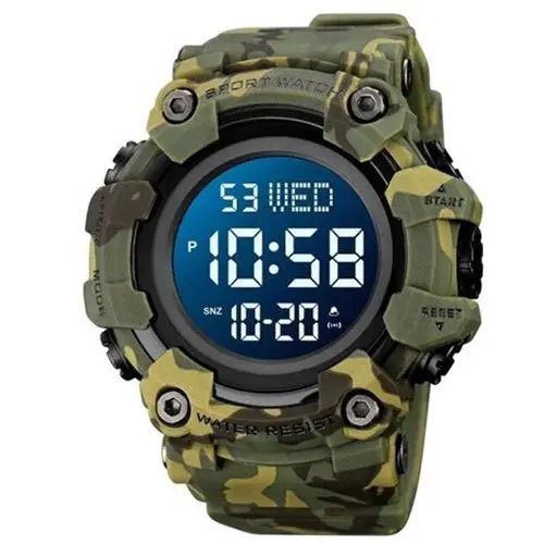 Годинник наручний чоловічий SKMEI 1968CMGN GREEN CAMO фото
