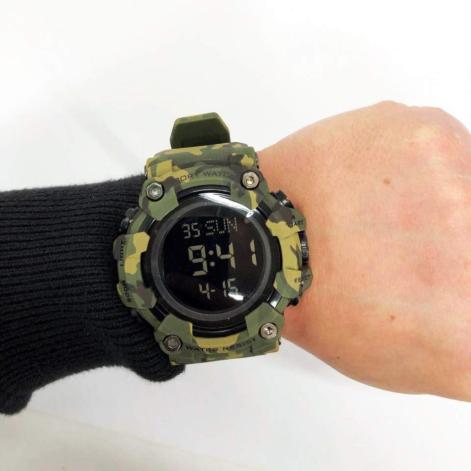 Годинник наручний чоловічий SKMEI 1968CMGN GREEN CAMO фото